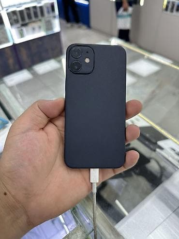 apple iphone 5g: IPhone 12 mini, Б/у, 128 ГБ, Черный, Зарядное устройство, 100 % — 1