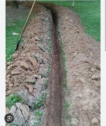 яма казабыз: Копка траншей вручную - Роем узкие и глубокие траншеи под кабель — 2