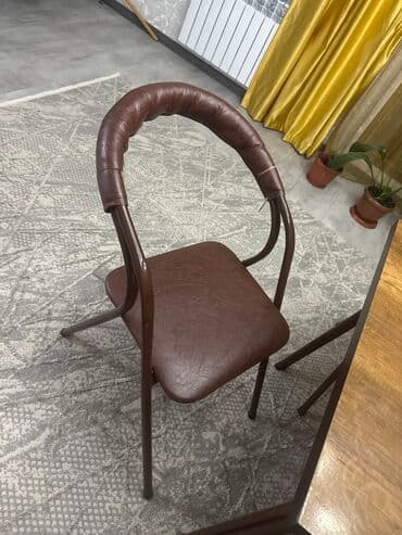 кухонный стол и стулья купить недорого: Кухонный стол и стул, Б/у, Самовывоз, цвет - Коричневый — 3