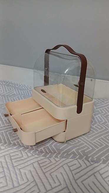 Жарык кылуу: Органайзер для косметики/украшений с пылезащитным куполом - — 4