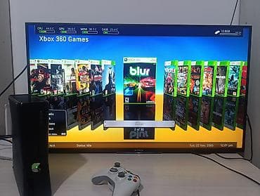 Xbox 360 с набором игр обмен интересует - Консоль Xbox 360 slim 250