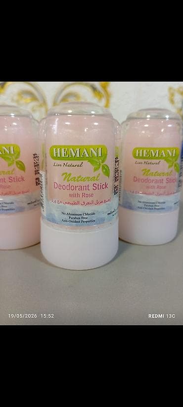 эко норка: HEMANI Natural Deodorant Stick with Rose - Натуральный — 1