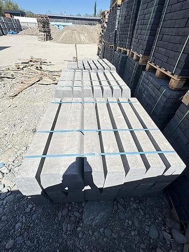 Бордюры: Дорожный бордюр, Прессованный, Бетонный, Новый — 3