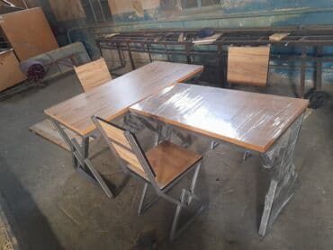 офисные мебели бишкек: ЛОФТ стилиндеки стол стул.диван, кроват, качели жана башка мебелдерине — 3