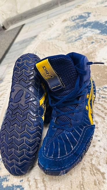 Мырзалардын бут кийими: Эркектердин кроссовкасы, 39, Asics, Колдонулган, түсү - Көк, Акылуу жеткирүү, Өзү алып кетүү — 3