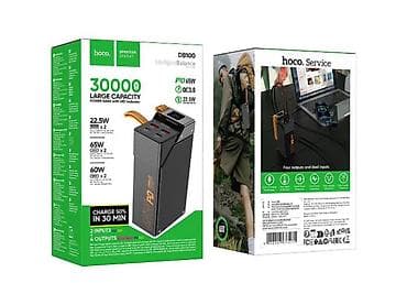 Балдар дүйнөсү: Power Bank HOCO DB100 Harmony PD65W (30000 мА·ч), черный - Емкость — 1