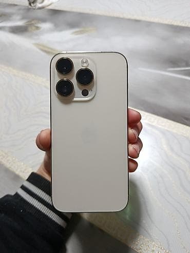ТВ жана Видео: IPhone 14 Pro, Колдонулган, 128 ГБ, Ак, Каптама, 81 % — 1
