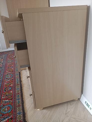 sofa bed: Спальный гарнитур, Б/у, Двуспальная кровать, Белоруссия, ДСП, Самовывоз, цвет - Бежевый — 6