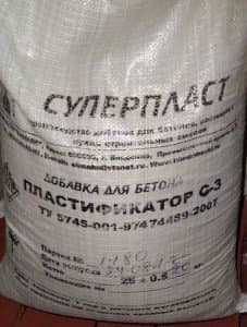 дозатор: Пластификатор С-3 (суперпластификатор) Пластификатор С-3 — — 1