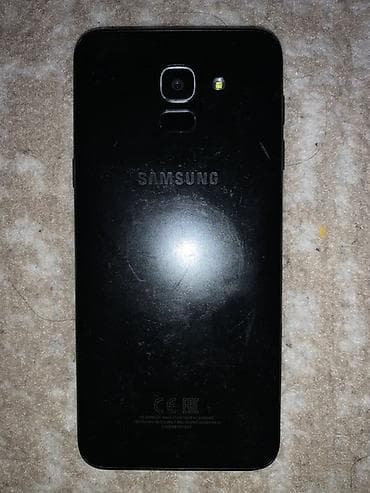 mate 20: Samsung Galaxy J6, Б/у, 64 ГБ, цвет - Черный, 2 SIM — 1