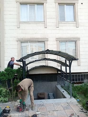 кленка для теплицы: Навес, Арочный, Металл, Поликарбонат, Установка — 5