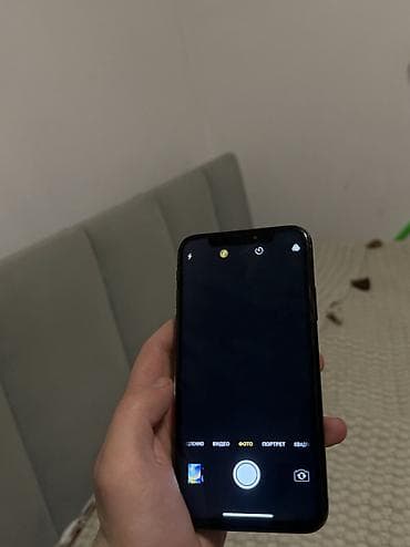 aifon 6s: IPhone X, Б/у, 64 ГБ, Jet Black, Чехол, 100 % — 7