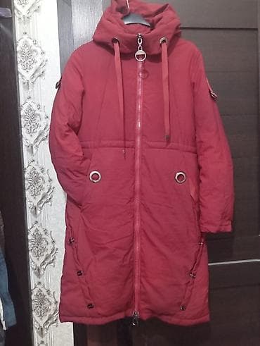 пальто новое: Пуховик, Длинная модель, M — 3