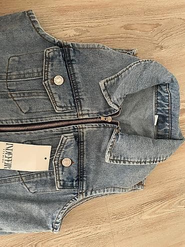 джинсовый сарафан: Повседневное платье, Лето, Короткая модель, Джинс, Сарафан, S — 2