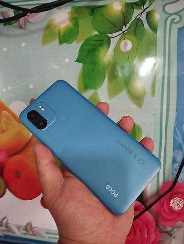 sony xz2 compact: Poco C51, Б/у, 64 ГБ, цвет - Голубой, 2 SIM — 1