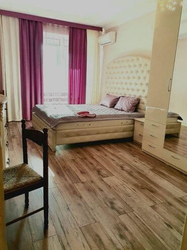 долгосрочная аренда квартира бишкек филармония: 4 комнаты, Риэлтор, Без подселения, С мебелью полностью — 1