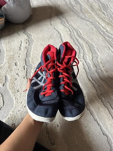 барцовки asics: Мужские кроссовки, 39, Asics, Б/у, цвет - Синий, Платная доставка, Самовывоз — 2