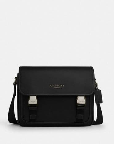 прозрачные сумки: Сумка COACH (New York) через плечо - Материал: натуральная гладкая — 5