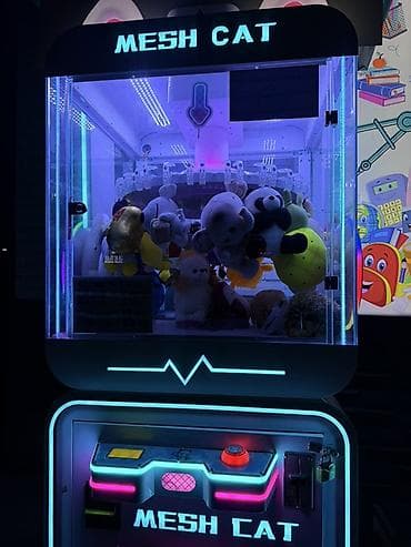 магазин лина: Игровой автомат «MESH CAT» (кран-манипулятор с мягкими игрушками — 1