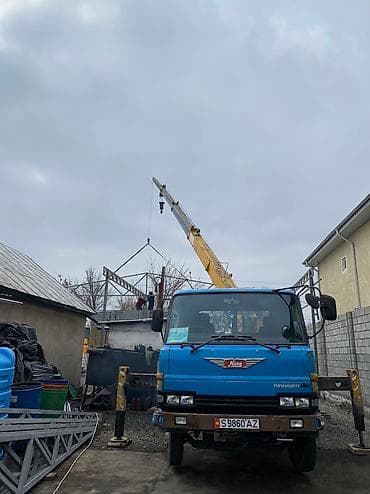 caterpillar: Ферма которобуз Стрела 21 метр Компактный кран японский Като кран — 3