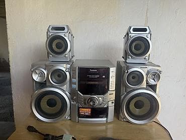 cd: Музыкальный центр Panasonic SA-VK50 с акустикой. В очень хорошем — 1