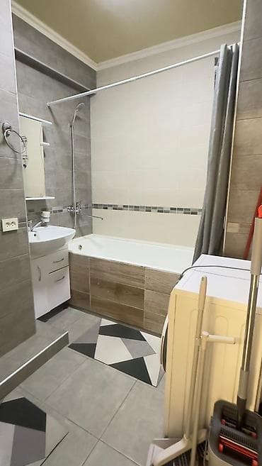 келечек курулуш: 1 бөлмө, 43 м², Элитка, 3 кабат, Евроремонт — 8