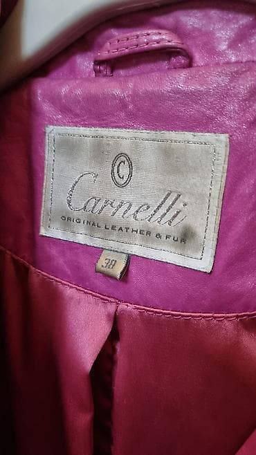 Плащи: Женский кожаный тренч Carnelli - Бренд: Carnelli (Original Leather — 4