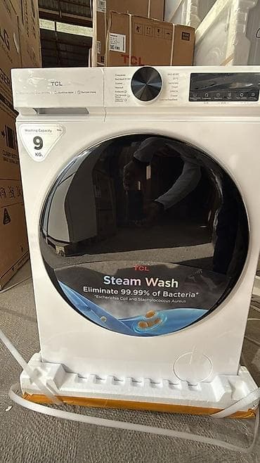 roboclean pro: Стиральная машина TCL, фронтальная загрузка, 9 кг Основные — 1