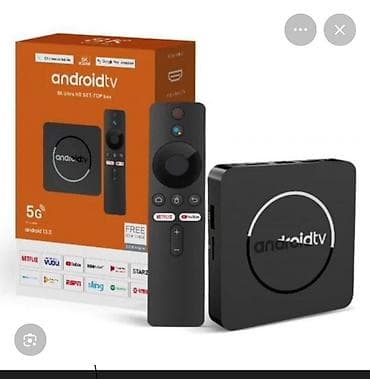 Android TV приставка с пультом ДУ - Операционная система: Android TV