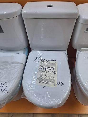 Унитаз Полго орнотуу, Жаңы, Материалы: Фарфор