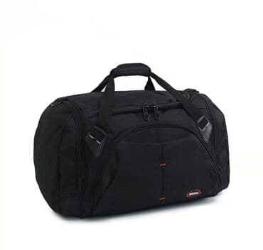 защита от дождя: Сумка универсальная дорожная/спортивная - Цвет: черный - Формат — 5