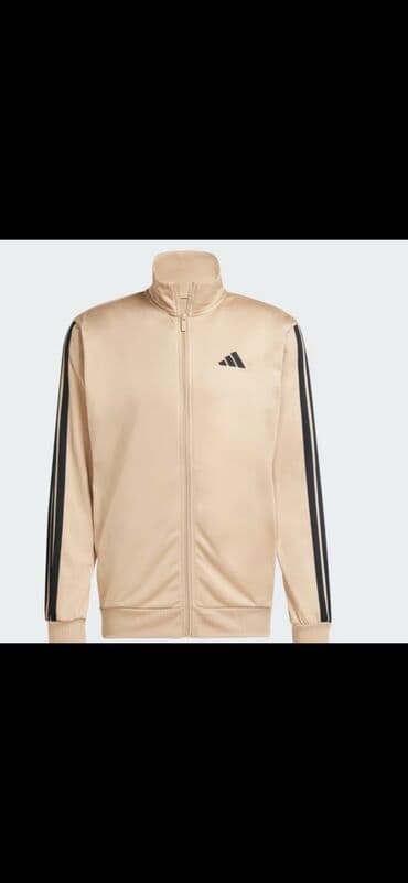 женская одежда куртки: Мужской спортивный костюм, M, L, Adidas, Новый, цвет - Бежевый — 2