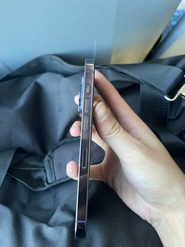 купить макбук м1 бу: IPhone 14 Pro, Колдонулган, 256 ГБ, Deep Purple — 3