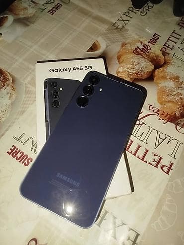 samsung m53: Samsung Galaxy A55 5G, 128 ГБ, цвет - Синий, 2 SIM — 1