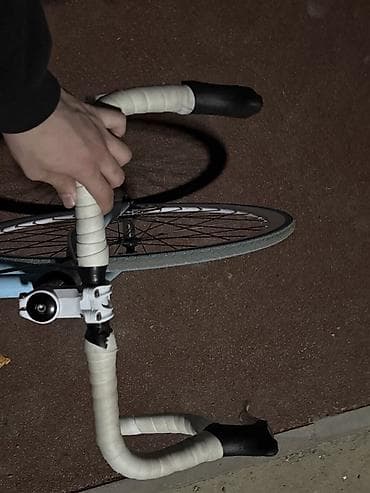 speedone frame: Шоссейный велосипед с рулём-бараном, окраска небесно‑голубая - Рама — 6