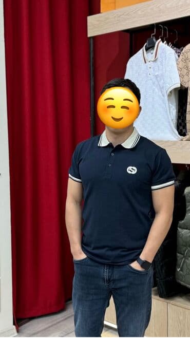 свадебные платья в бишкеке фото и цены: Мужская футболка, XL, Adidas, Новый, цвет - Голубой, Самовывоз — 2