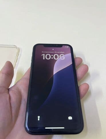 айфон x xr: IPhone Xr, Б/у, 128 ГБ, Черный, Зарядное устройство, Защитное стекло, Чехол, 79 % — 2