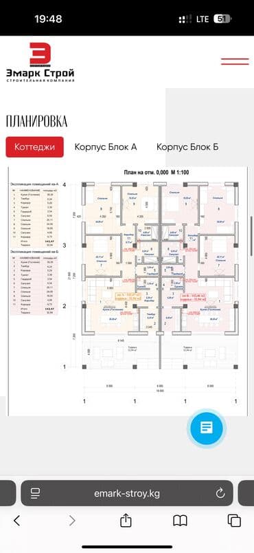 дачный домики: Коттедж, 179 кв. м, 4 бөлмө, Менчик ээси, ПСО (өз алдынча бүтүрүү) — 5
