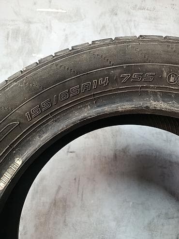 на 14: Шины 155 / 65 / R 14, Лето, Б/у, 1 шт, Легковые, Япония, Dunlop — 2