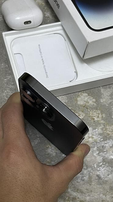 gps tracker: IPhone 14 Pro, Б/у, 128 ГБ, Защитное стекло, Чехол, Коробка, 82 % — 5