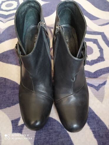 Женская обувь: Ботильоны натуральная кожа Стильные на удобных устойчивых каблуках В — 3