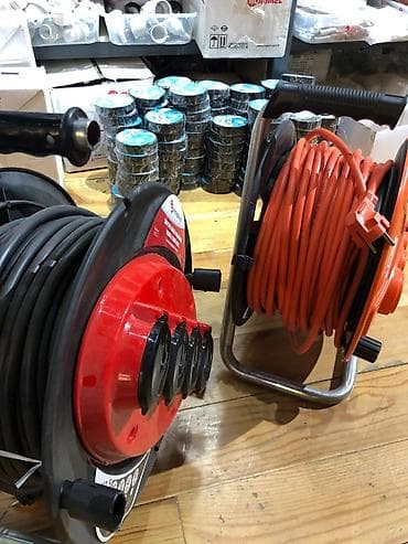 work emotion: Удлинитель, На катушке, Длина: 50 м, 4 розетки — 1