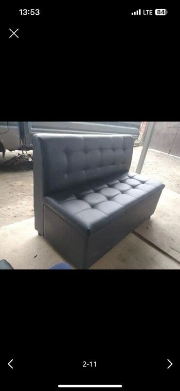 хочу купить мебель: Комплект мягкой мебели, Новый, Бесплатная доставка, Платная доставка, цвет - Черный — 9