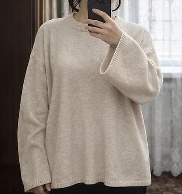 женские свитера с открытыми плечами: Кофта, Оверсайз, Осень-весна, Стандарт — 3