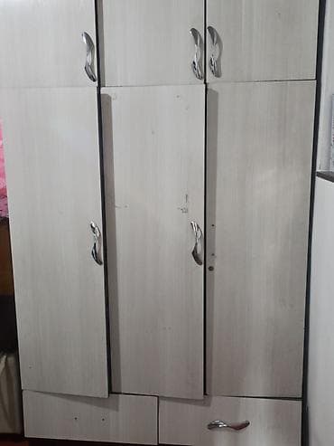 Мебель: Шифоньер, шкаф для одежды, Прямой, ЛДСП — 2