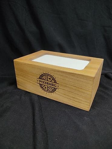 Кафелер, ресторандар үчүн: Деревянные изделия для ресторанов и кафе с лазерной гравировкой под — 7