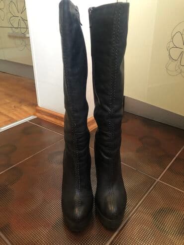 Женская обувь: Шикарные кожаные сапоги, очень удобные, ( брала в Евромоде за 8130 — 2