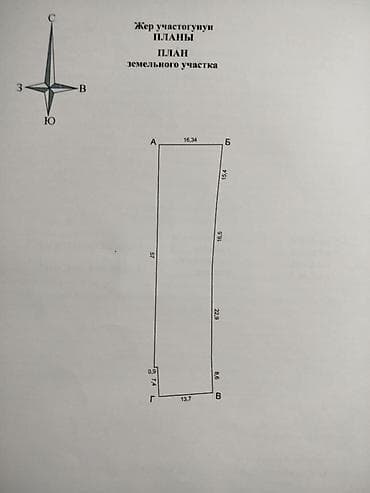участок кызыласкер: 10 соток, Для строительства, Красная книга — 4