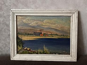 Дом и сад: Коллекция декоративных картин в рамах 1) Морской пейзаж с камышами - — 10