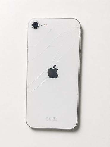 Техника жана электроника: IPhone SE 2020, Колдонулган, 64 ГБ, Ак, 78 % — 1